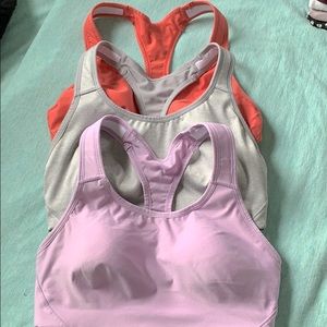 3 pack sport bras